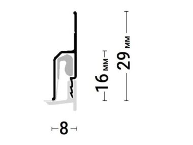 Профиль стеновой перфорированный ПФ 8187 (KLASSIKA 105)